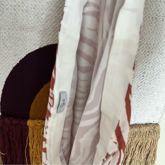 Rails Anya Zebra Print Midi Skirt - Rust zebra Orange-Brown - Size XLARGE - Picture 8 of 9